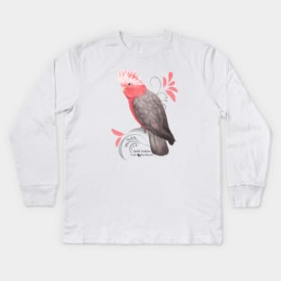 Galah Cockatoo Kids Long Sleeve T-Shirt